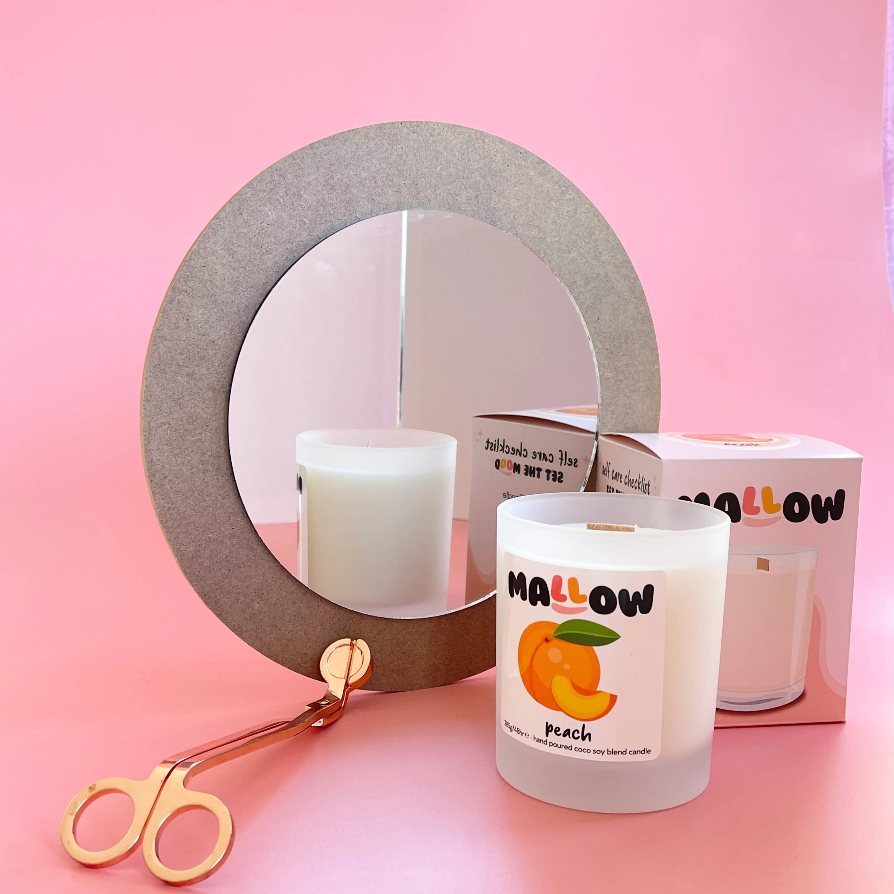 Peach Candle – Fresh & Juicy Fruity Home Fragrance - Image 3